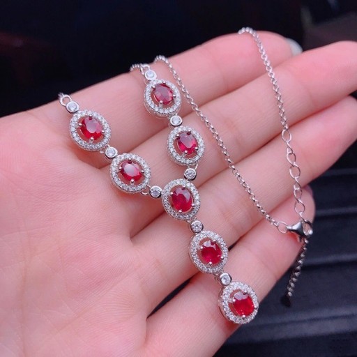 Damhalsband med hänge D843