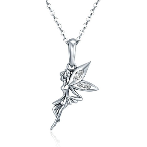 Damhalsband med en älva