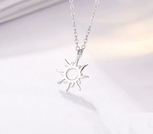 Damhalsband med sol G644