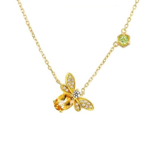 Damhalsband med ett bi M121