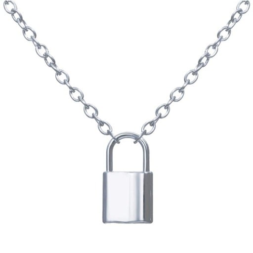 Damhalsband med lås D54