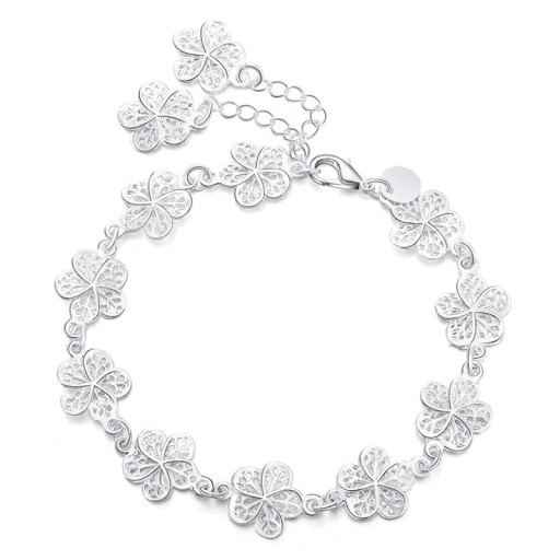 Damarmband med blommor H99