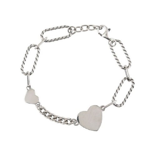 Damarmband med stora länkar H537