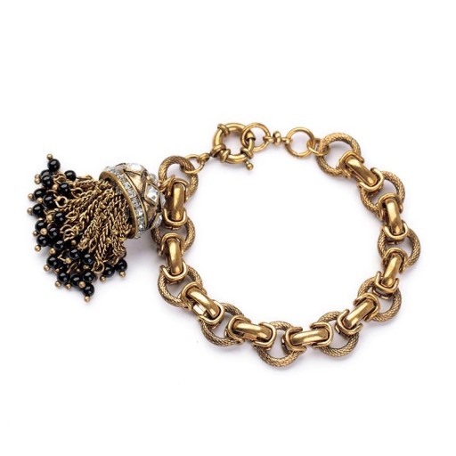 Damarmband med tofs