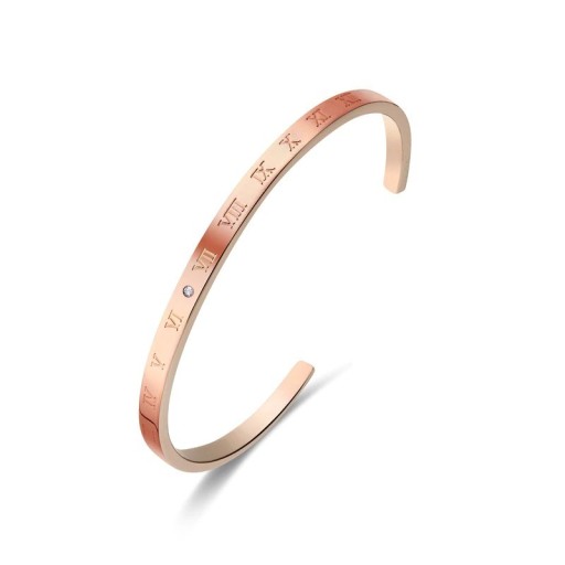 Öppna armband för kvinnor med romerska siffror