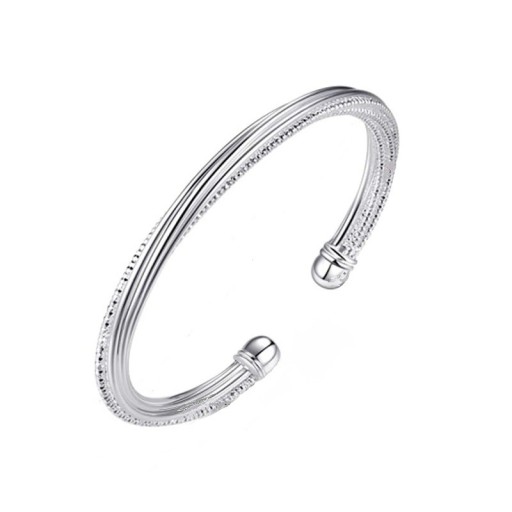 Öppet armband för kvinnor glitter A1666
