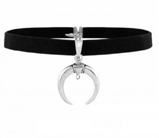 Halsband med halvmåne för kvinnor