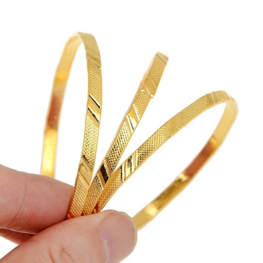 Solid armband för kvinnor 3 st