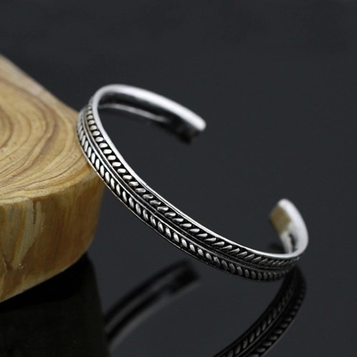 Solid öppet armband för kvinnor