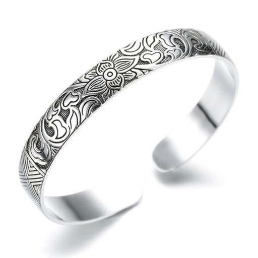 Solid öppet armband för kvinnor A1658