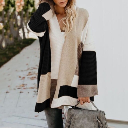 Stickad cardigan för dam A2337