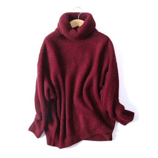 Stickad turtleneck, dam A2931