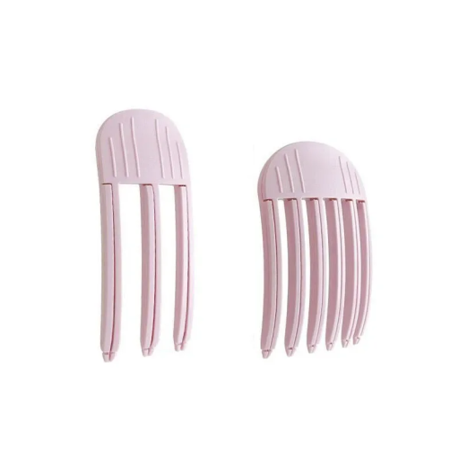 2er Set Volumen-Clips 15 cm für voluminöses Haar ab dem Ansatz, Clip mit 3 Zähnen und 6 Zähnen, Lockenwickler für Damen, mehr Volumen in der Frisur