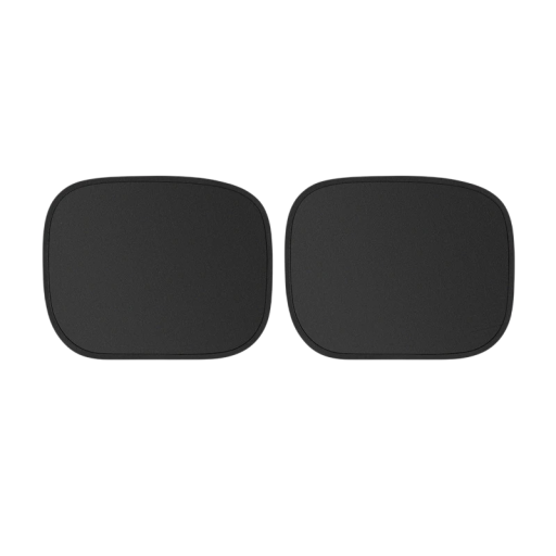 2pcs Electrostatic Sunshade for Rear Side Window of Car 4-Layer UV Protection Anti-Glare Treatment Automatic Car Sunshade Interior Accessory