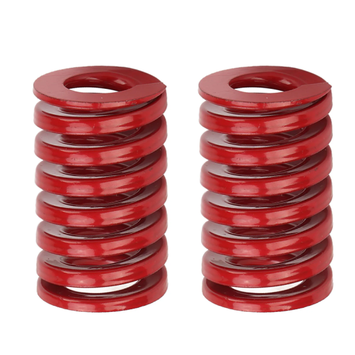 2x Red Support Spring for Boot Rear Door Shock Absorber Aluminium Alloy 13 mm Inner Diameter 25 mm Outer Diameter Length 4 cm