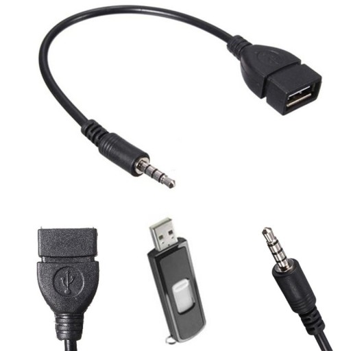 3,5 mm jackstik til USB-adapter