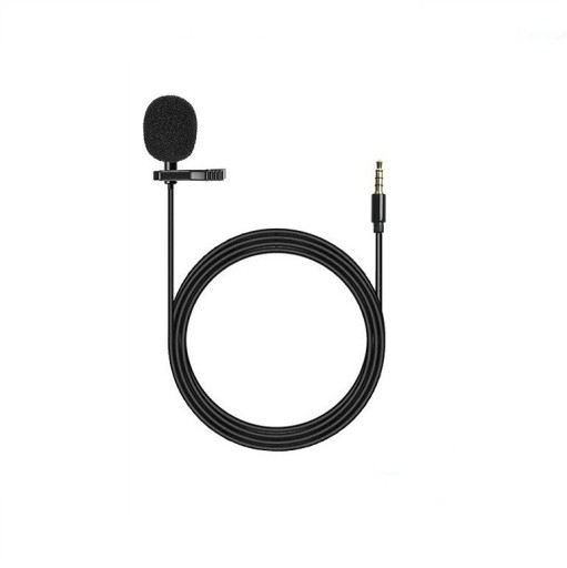 3,5 mm / USB-C csíptetős mikrofon
