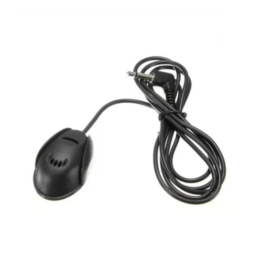 3,5mm drátový mikrofon pro autorádio Externí handsfree mikrofon s 2m kabelem a samolepící základnou Univerzální náhradní příslušenství
