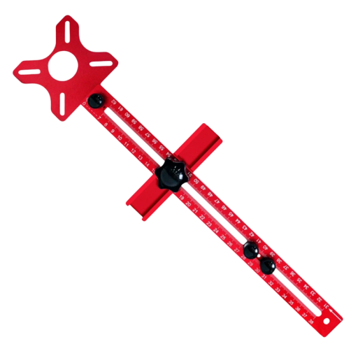 3-in-1 Router Holder for Precise Flat and Circular Routing Universal Guide Tool with Adjustable Clamp for Routers