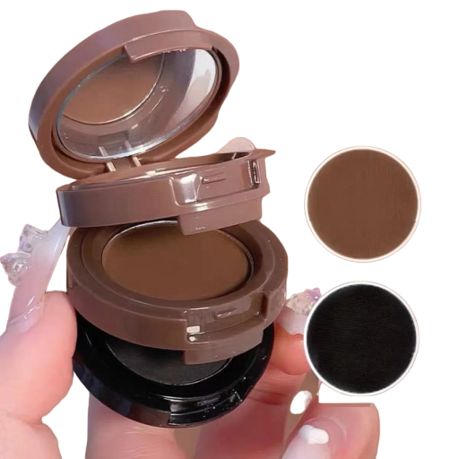 3-in-1 Shimmer en Matte Oogschaduw Drielaags Oogschaduw Compacte Verpakking
