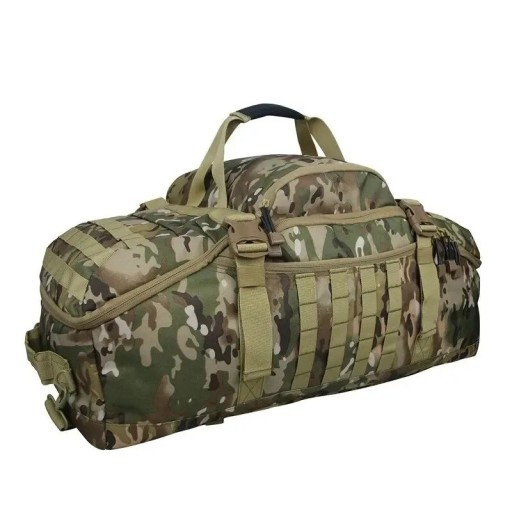 3-in-1 Sports and Travel Bag Rucksack and Shoulder Bag Capacity 45 l 60 x 30 x 25 cm Nylon 600D Camouflage OCP For Fitness and Travel