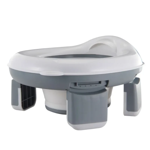 3-in-1-Toilettensitz für Babys, zusammenklappbar, Reisetoilette mit Taschen, tragbarer Toilettensitz für Babys, Toilettentraining, für unterwegs