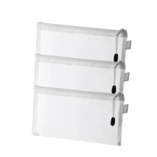 3 ks Nylonové sieťové vrecká so zipsom 23,5 x 17,5 cm Úložné tašky na hračky cestovný organizér na prádlo kúpeľňu a domácnosť