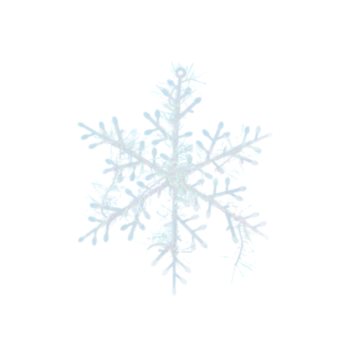 3 pcs decoração natalina suspensa em forma de floco de neve 11 cm Ornamentos brancos brilhantes para árvore de Natal Decoração doméstica e sazonal para as festas