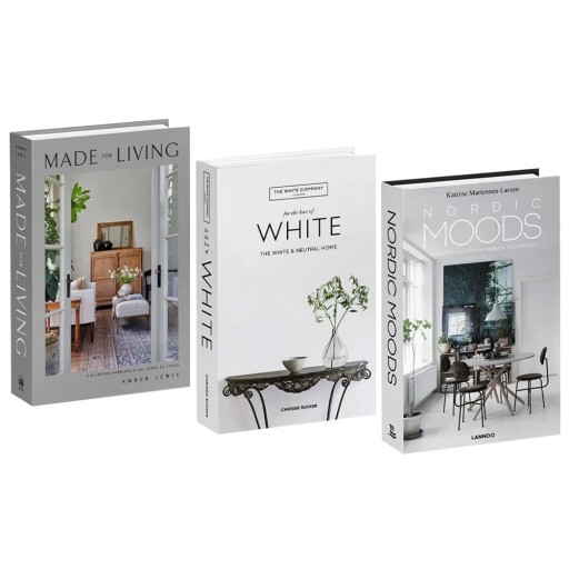 3 pcs Decorative Fake Books Elements of Style Non-opening Decoration Imitation Books for Interior Bookshelf Shelf Table Home Accessory