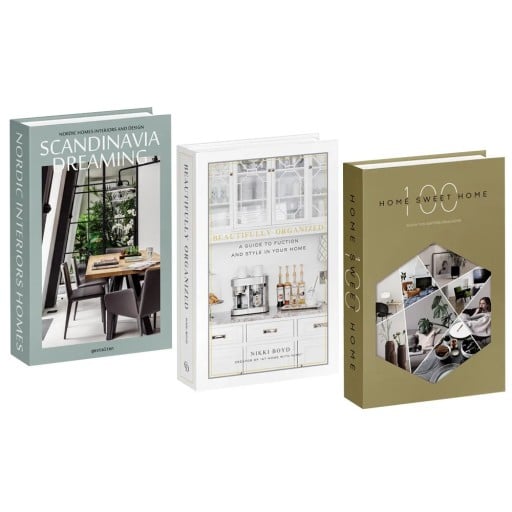 3 stuks decoratieve neechte boeken Scandinavia Dreaming onopenbare imitatie boeken decoratie voor interieur boekenkast plank tafel woonaccessoire