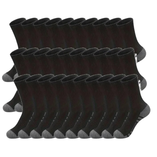 30 paia di calze sportive unisex EUR 38-47 calze in cotone traspiranti con antiscivolo per corsa escursionismo fitness attività sportive all'aperto