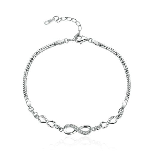 Infinity chain armband för kvinnor