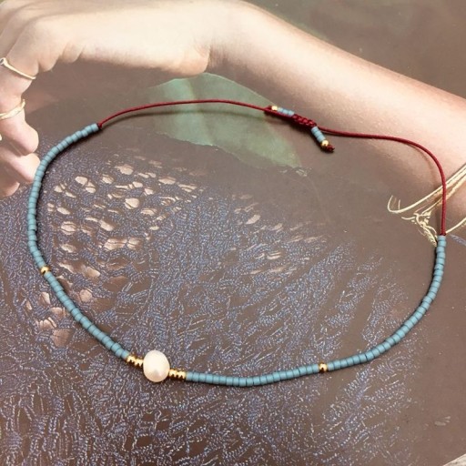 Damarmband med pärlor H332