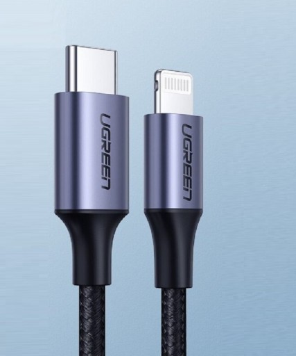 Apple Lightning till USB-C datakabel