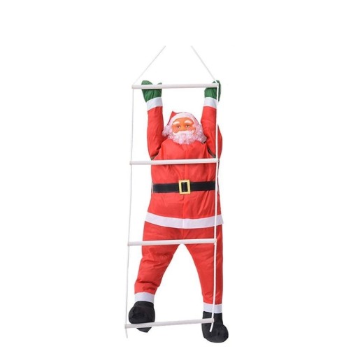 Klättring jultomten dekoration
