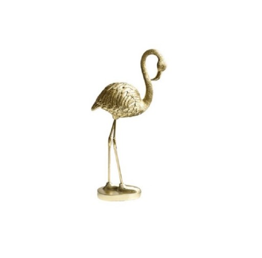 Gyllene flamingo dekoration
