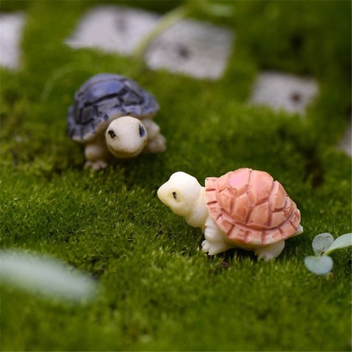 Dekorativa miniatyrsköldpaddor 2 st
