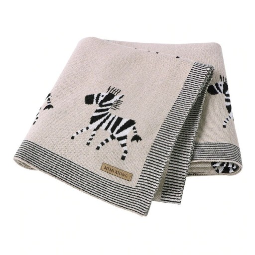 Babyfilt med zebra