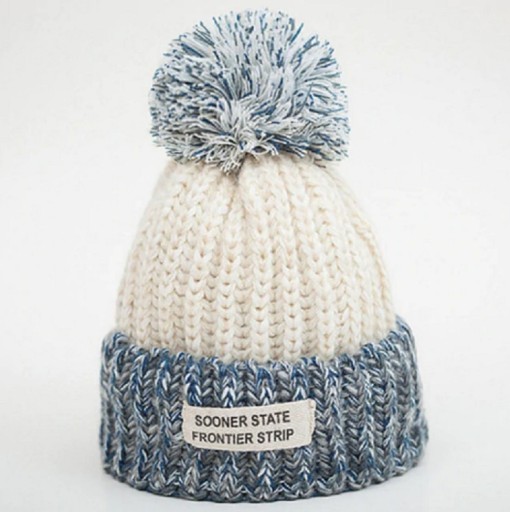 Vinterhatt för barn med pompom J864