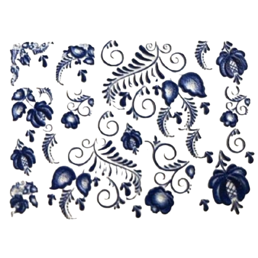 3D autocolantes para unhas P3349