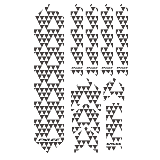 3D beschermsticker voor fietsframe 38x23x1 cm Verwijderbare anti-krasfolie Mountainbike en racefiets Fietsframe bescherming