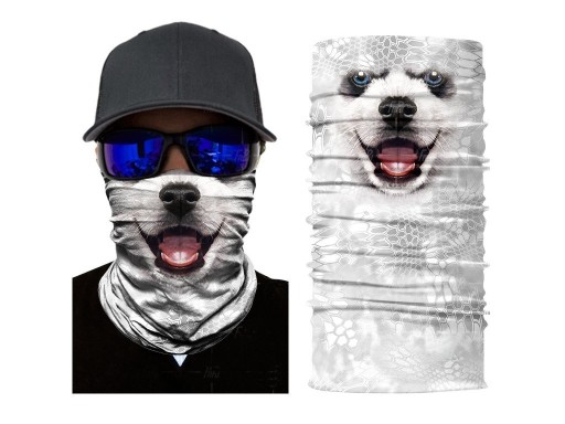 3D dierenhalsdoek voor heren J3368