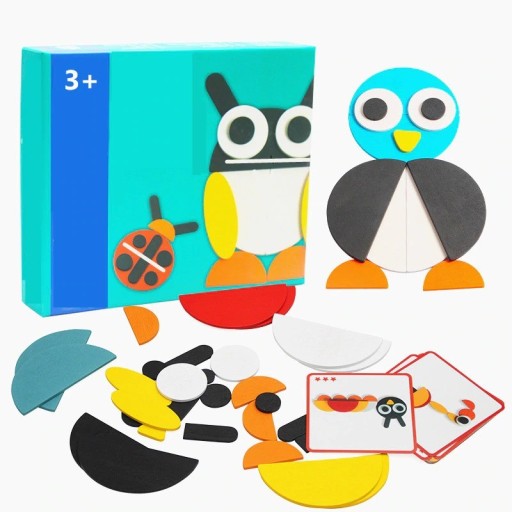 3D-eläinpalapeli