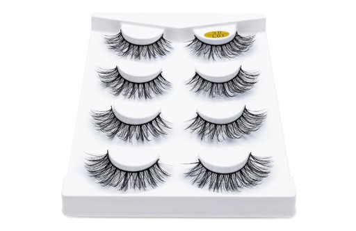 3D False Eyelashes - 4 Pairs
