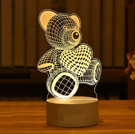 3D-illuusiolamppu