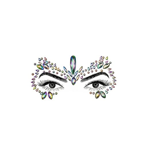 3D pietre autoadezive pentru față Sclipici de festival Cristale și diamante Bijuterii decorative pentru machiaj și tatuaje Ornament diamante