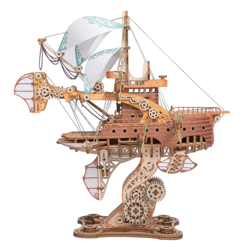 3D-Puzzle-Modell aus Holz, Raumschiff, DIY-Bausätze, Sci-Fi-Raumschiff-Spielzeug für Kinder und Erwachsene, kreatives Montagemodell, Geschenk