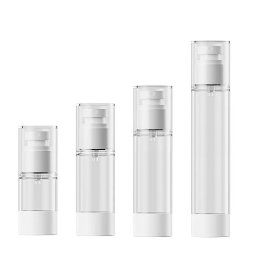 4 kpl täytettävää suihkepulloa kosmetiikalle 15 ml 30 ml 50 ml 100 ml muoviset läpinäkyvät pullot matkakäyttöön