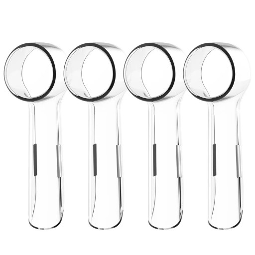 4 Pack Toothbrush Head Covers Dust Resistant Compatible with Braun Oral-B Electric Toothbrush Plastic Head Protectors