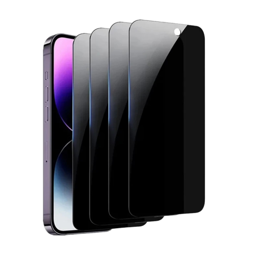 4 τμχ Αντι-Spy προστατευτικό γυαλί για iPhone 16 Αντι-Spy Σκληρυμένο γυαλί για iPhone 16 Αντι-Spy Διαφανές προστατευτικό γυαλί για iPhone 16 4 τμχ